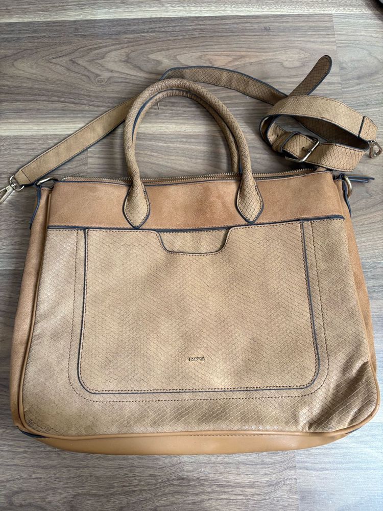 Beige Tote Bag