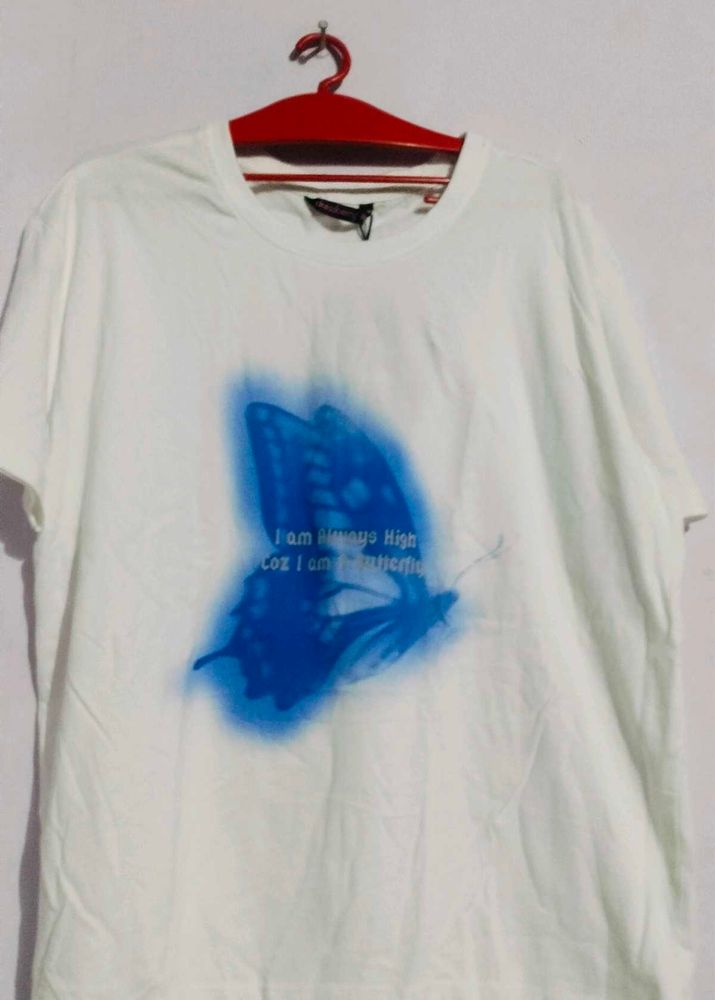 Blue Butterfly &#39;Always High&#39; Graphic Tee