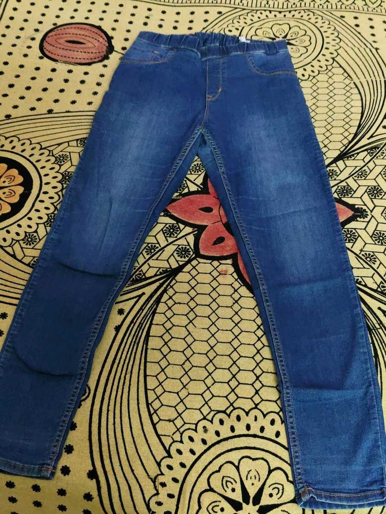 Blue Denim Jeggings