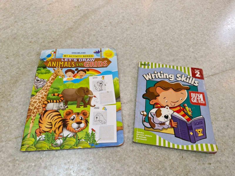 Children&#39;s Drawing And Writing Acitivity Book