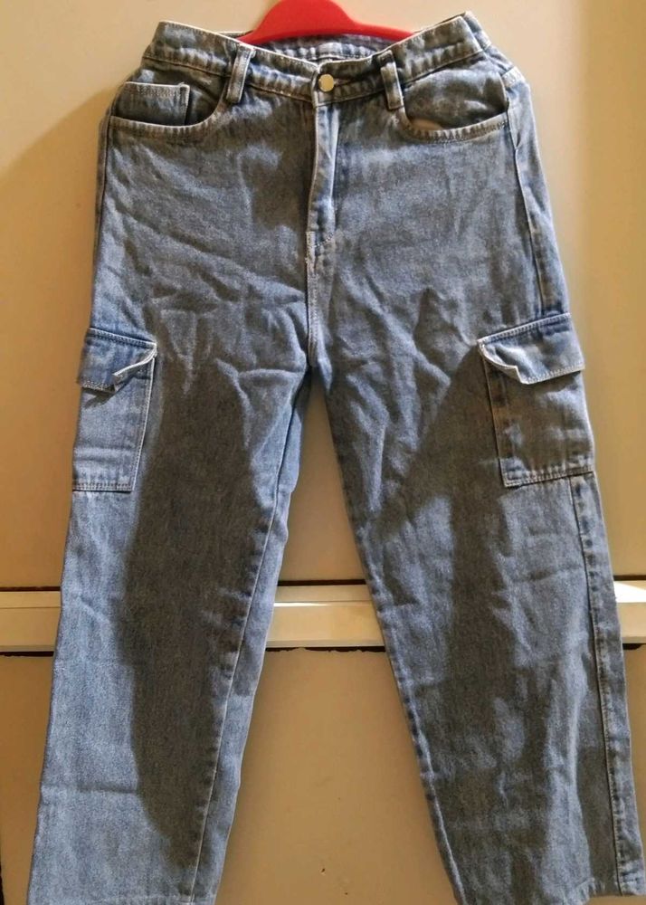 Cargo Denim Jeans