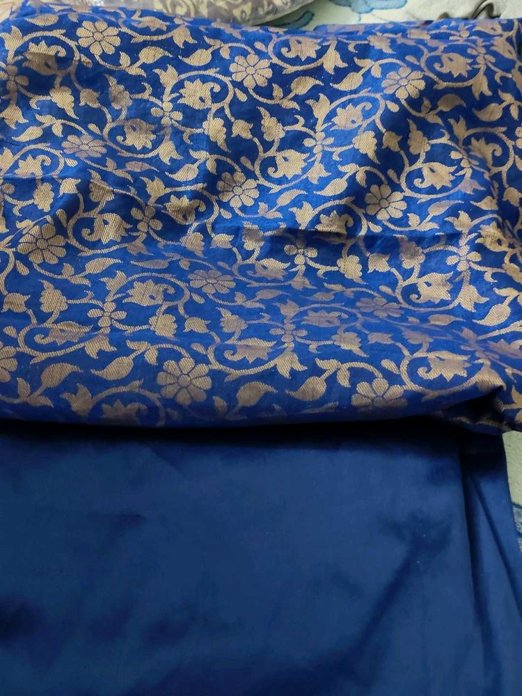 Royal Blue Dress Material
