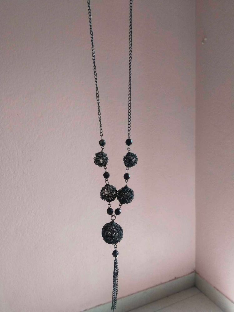 Statement Necklace with Spheres