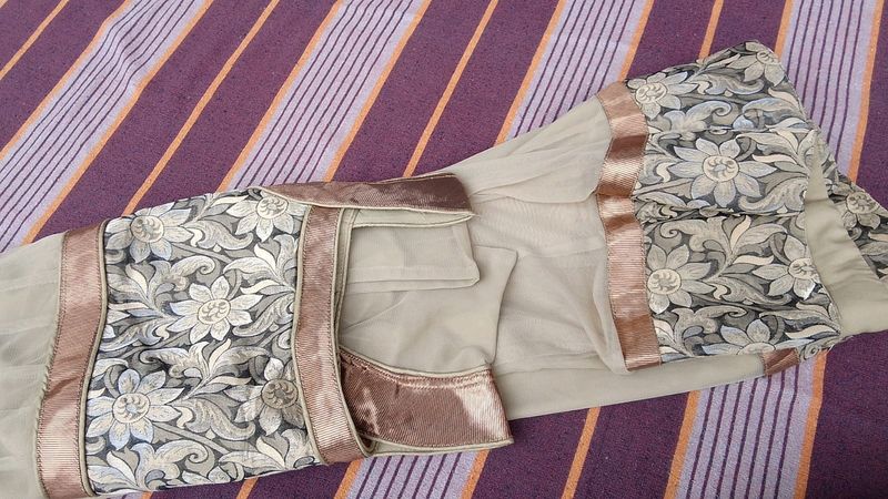 Greyish Cement Long Umbrella Top... And Dress