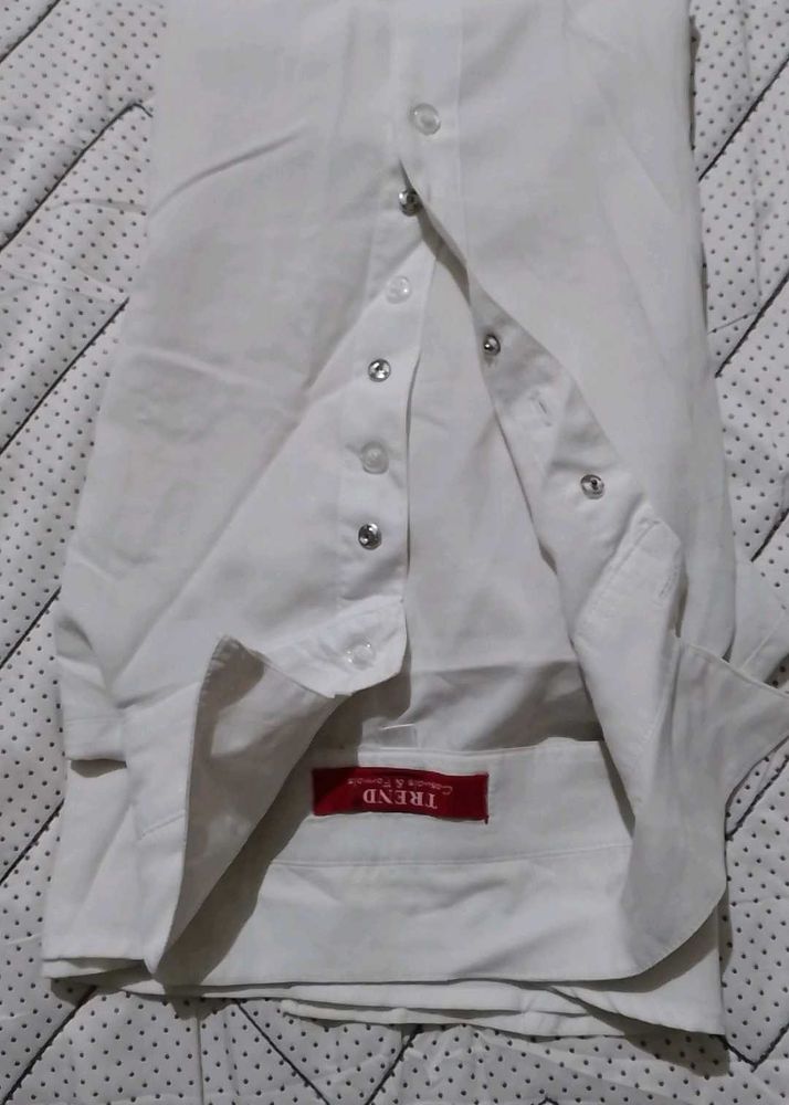 White Button-Down Shirt