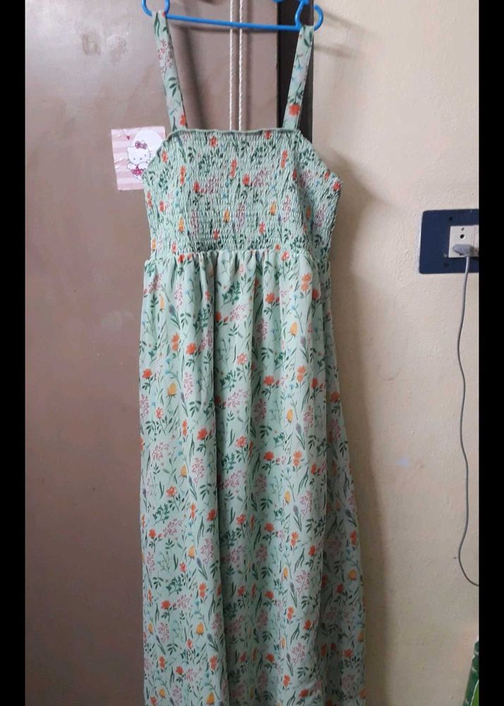 Floral Maxi Sundress (1 defect)