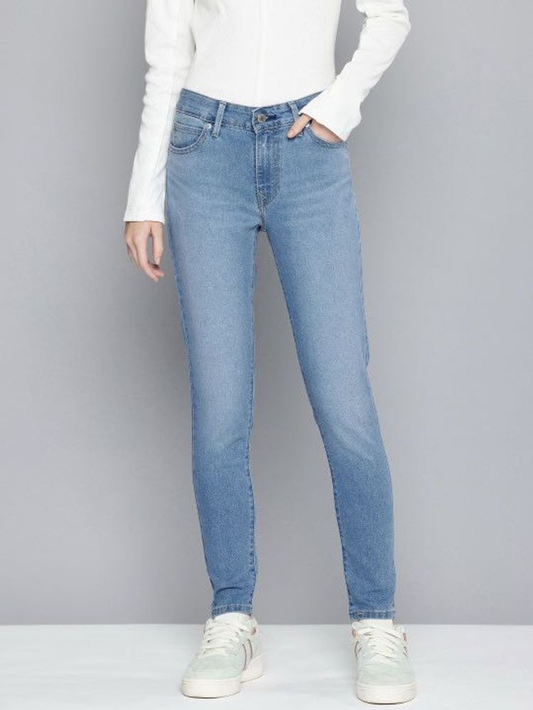 Levis Women Skinny Fit Light Fade Stretchable J
