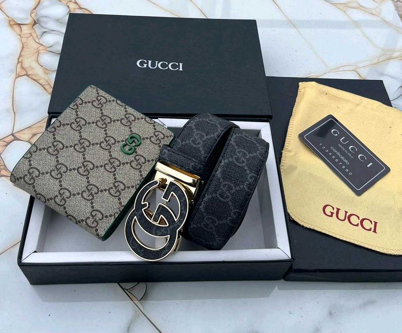 GUCCI HEAVY COMBO BELT+ WALLET WD BOX