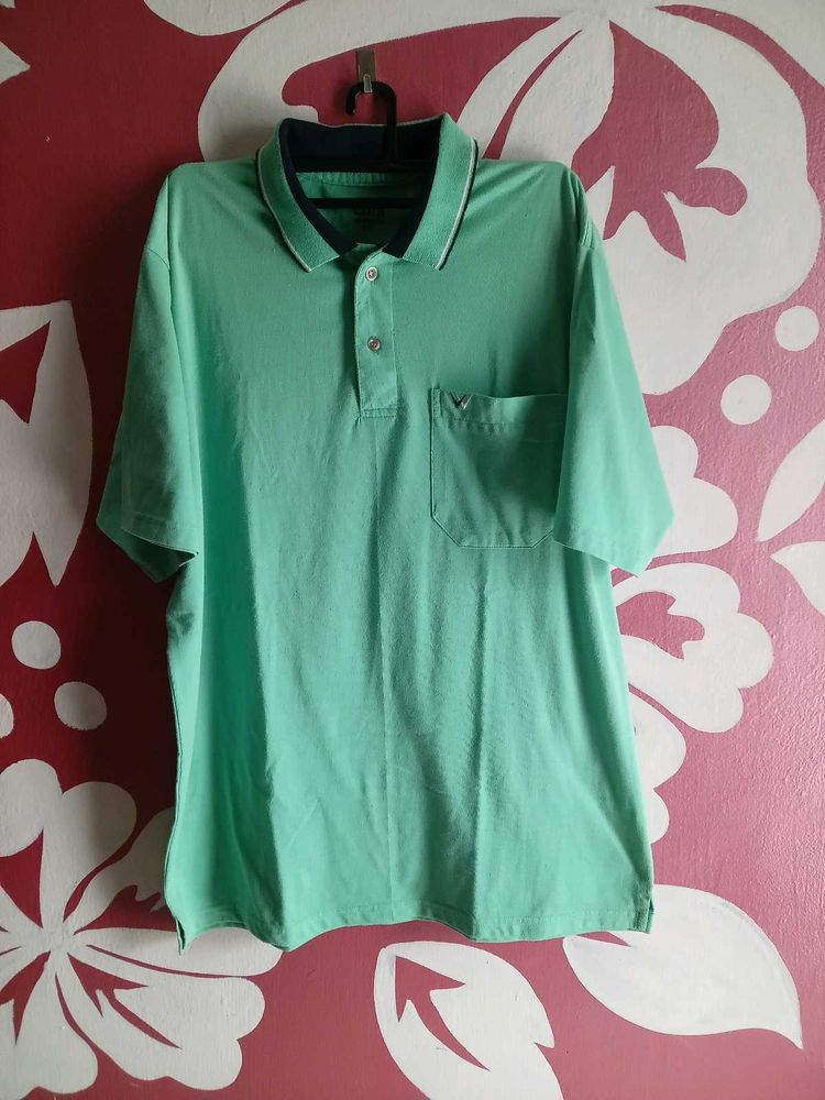Plain Polo Green Tshirts