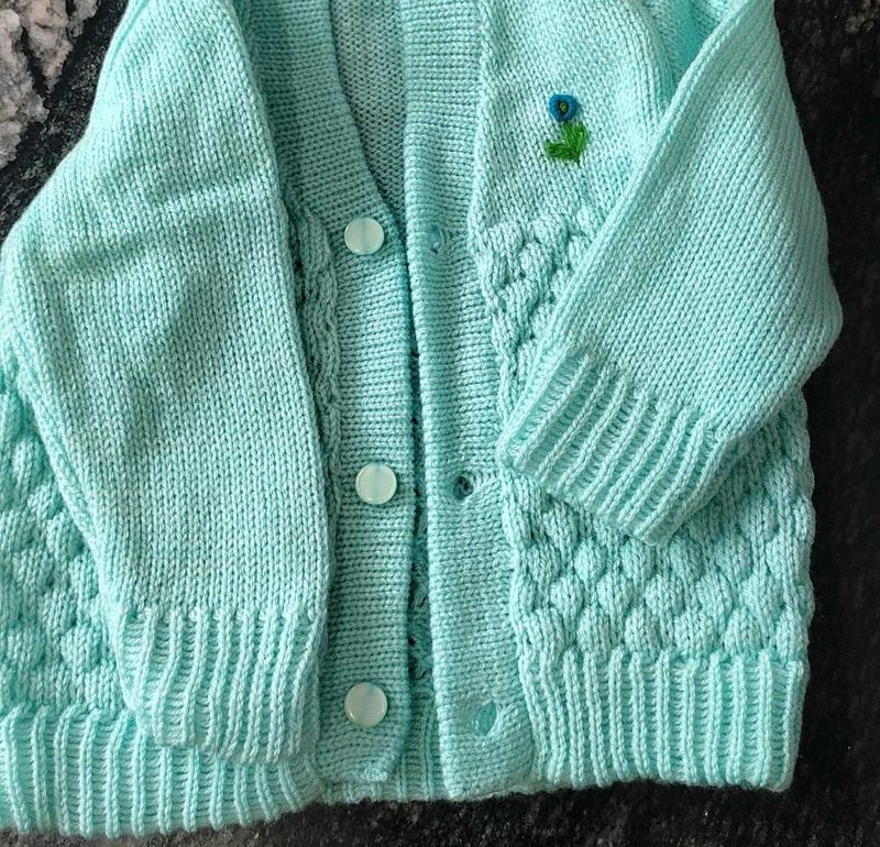 Cute Baby Knit Set, with cap and booties