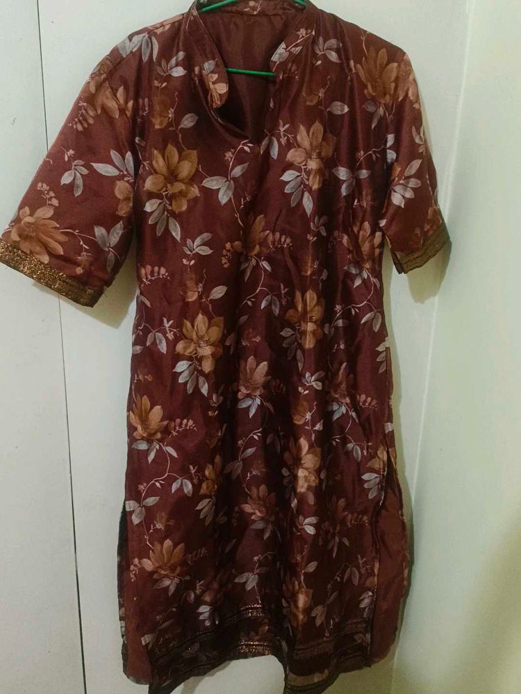 Floral Print Kurta