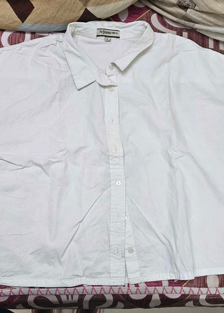 White Boxy Shirt