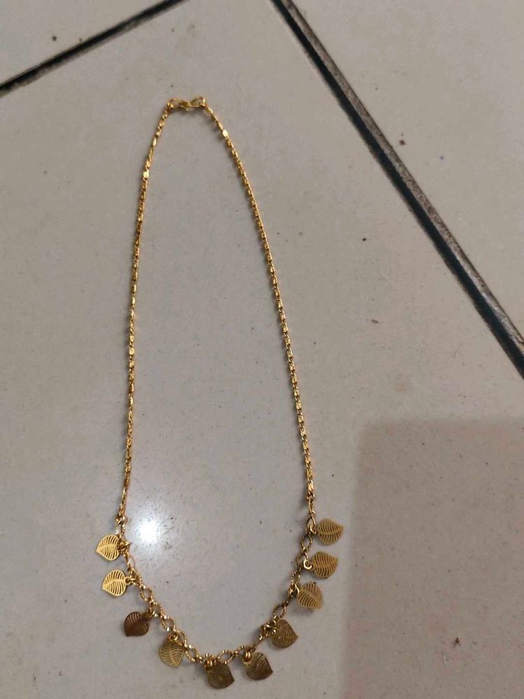 Leaf Charm Necklace