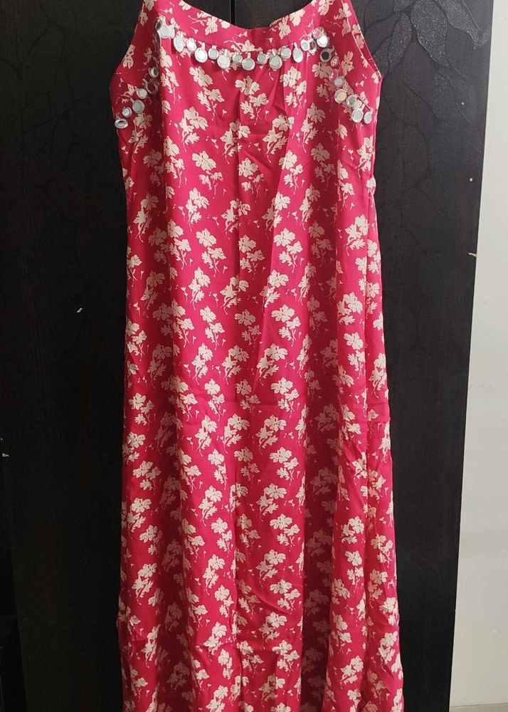 Red Dress And Jacket Set