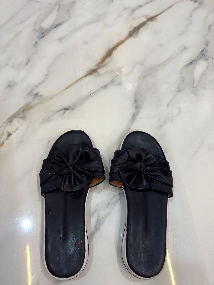 Black Flower Detail Slides