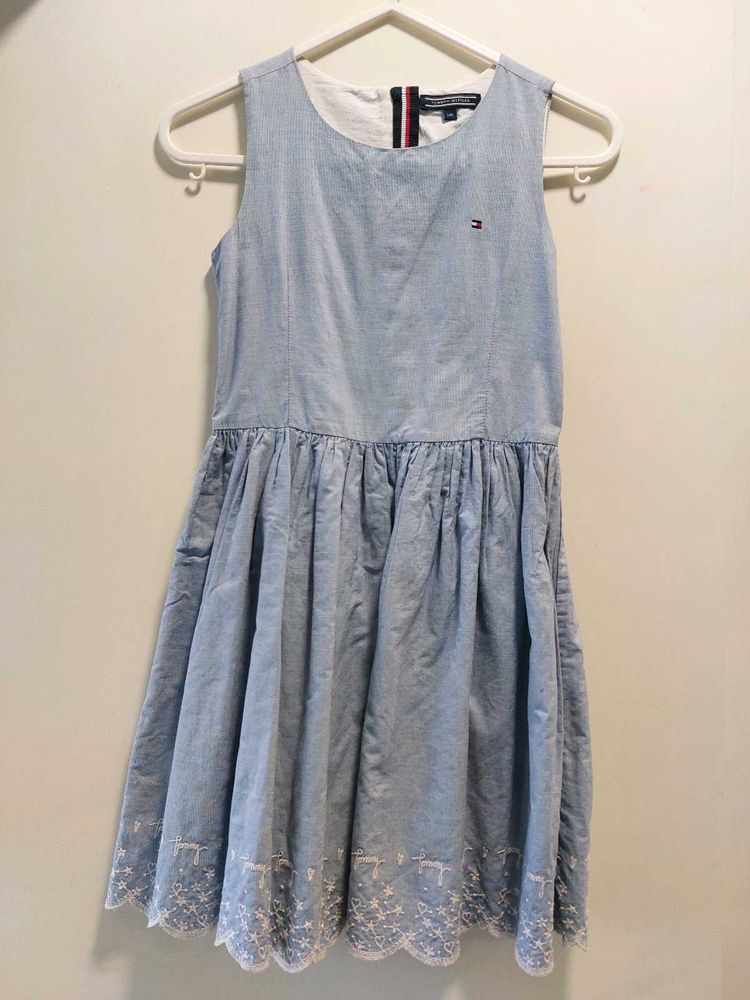 Blue Cotton Tommy Hilfiger Dress