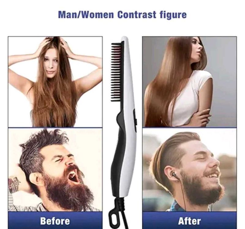 Hair &amp; Beard Straightening Comb