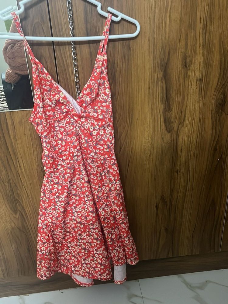 Floral Print Mini Dress