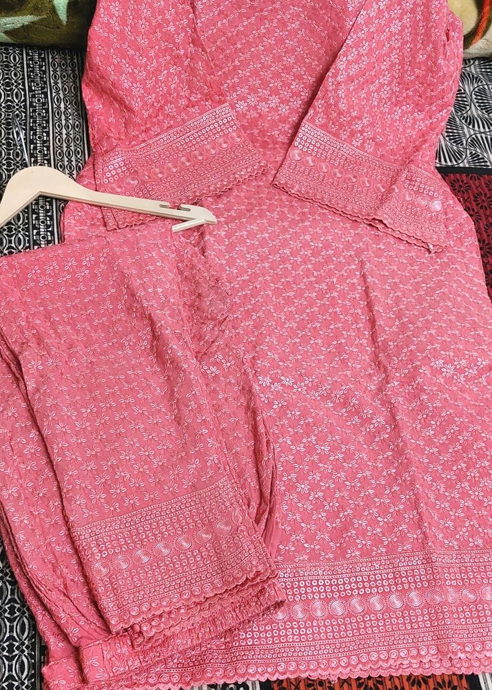 High Quality Chickenkari Kurti Pant