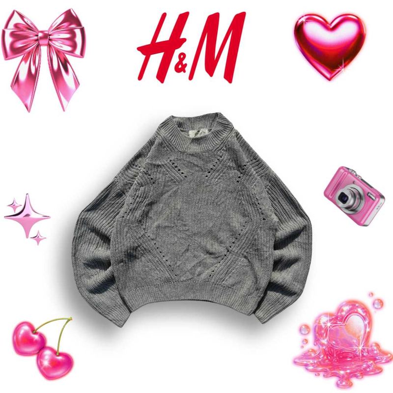 H&amp;M Grey Knit Sweater