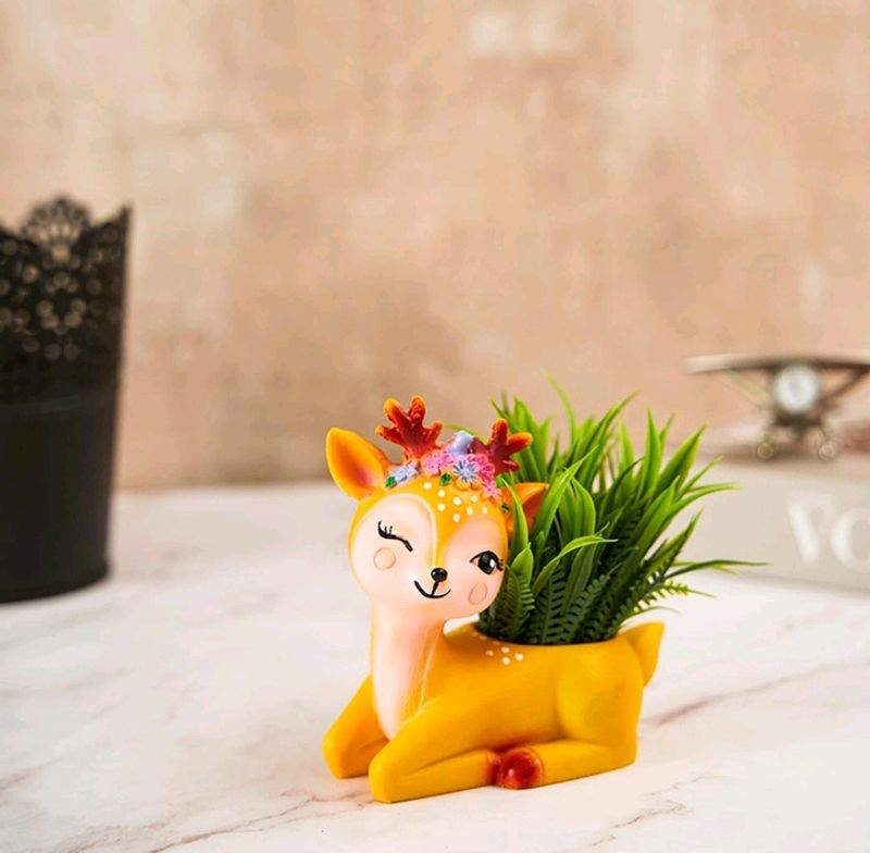 Deer Succulent Planter