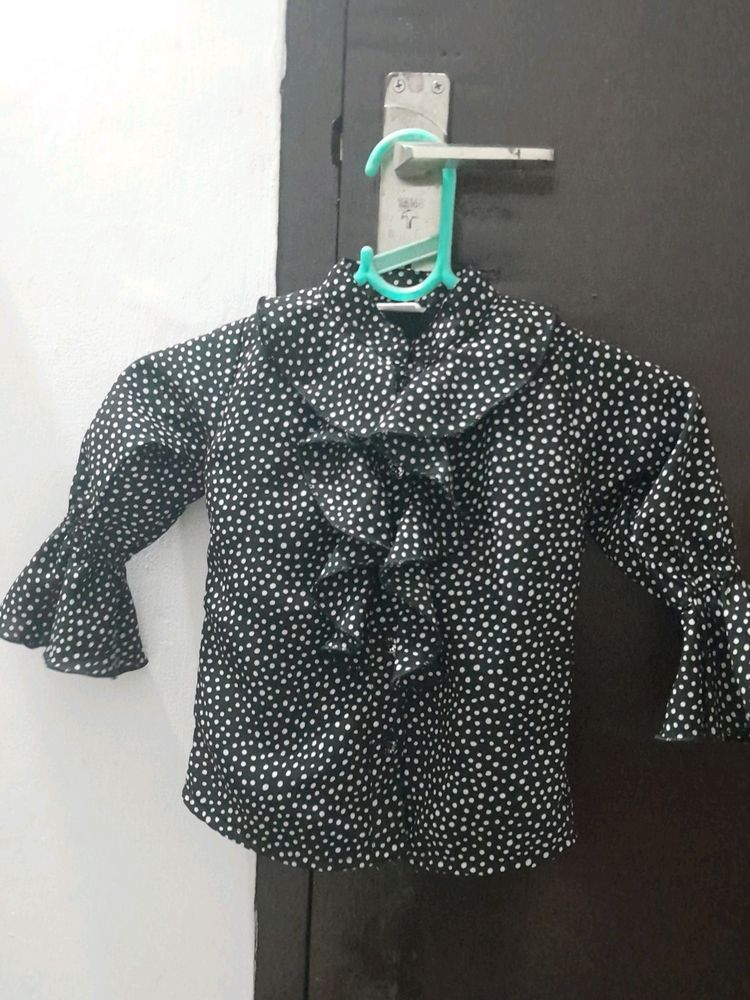 Polka Dot Shirt for kids girls