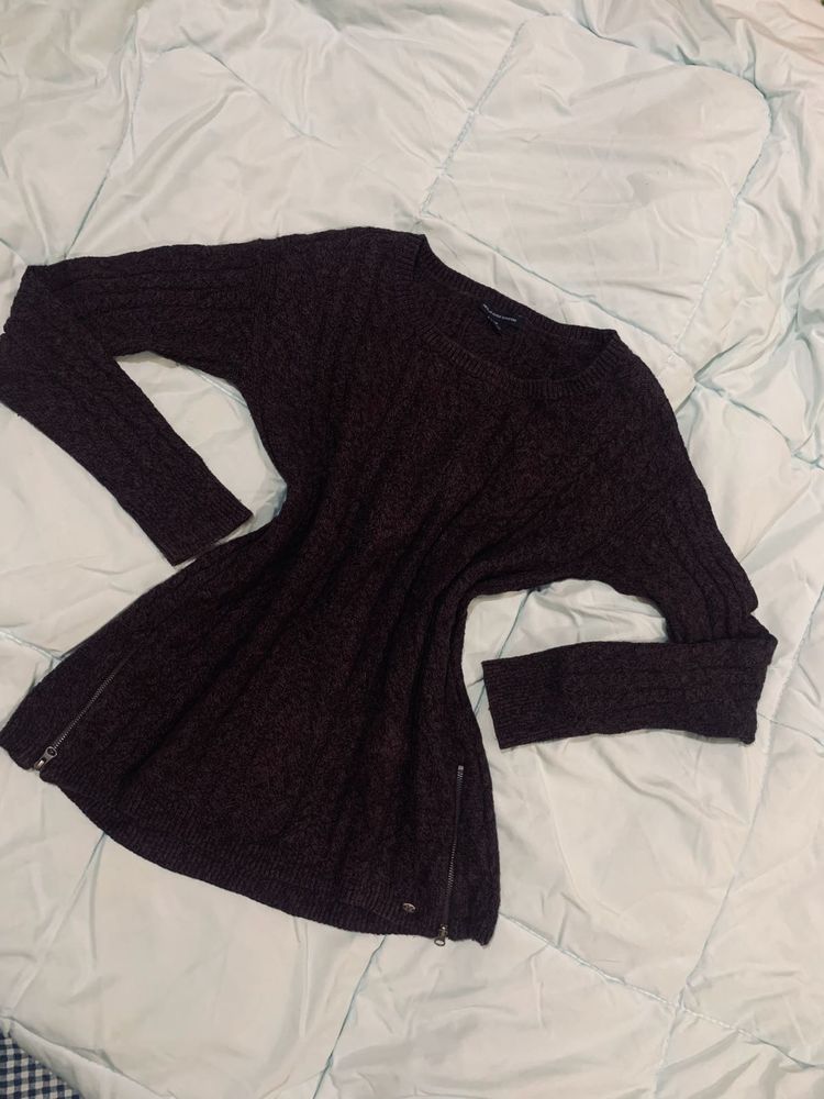 Dark Coffee Brown Sweater