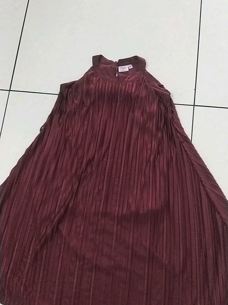Mini Dresses Maroon