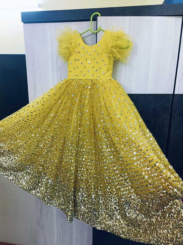 Designer Embellished Princess Gown For Kids