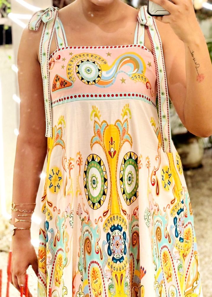 Paisley Print Sundress