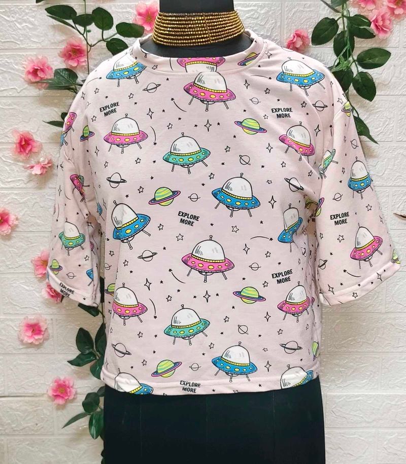 🎁Buy Two Get One Free🎁UFO Print Tee