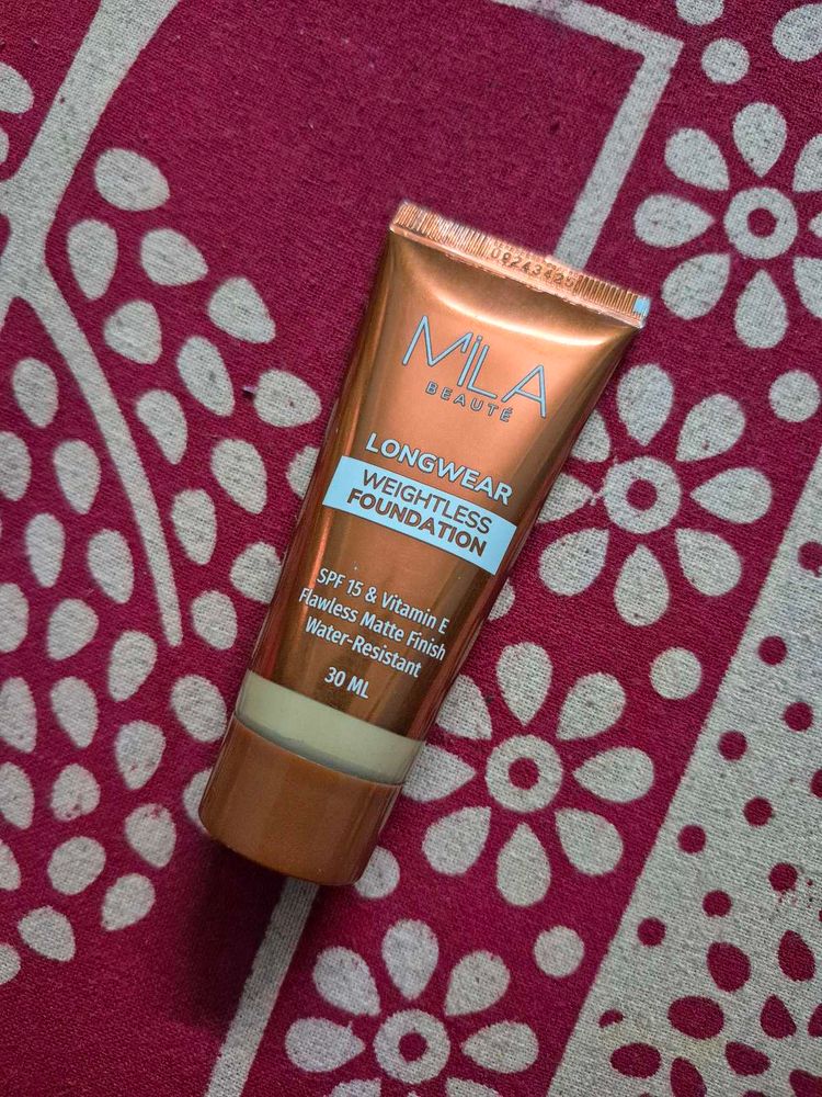 Mila Beaute Foundation Shade 304 Golden Caramel