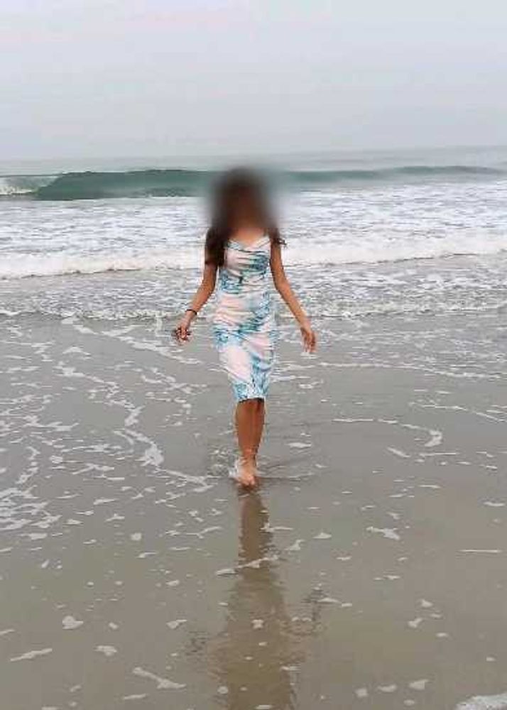 Tie-Dye Bodycon Midi Dress