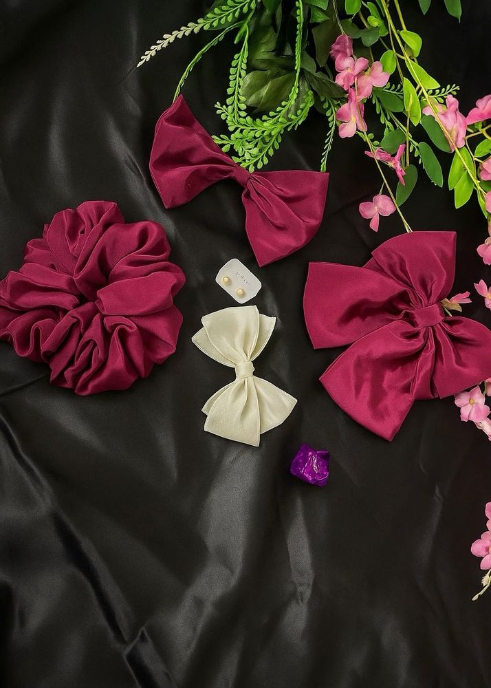 Handmade 😍 Hair Bow combo 6Pcs 🎀