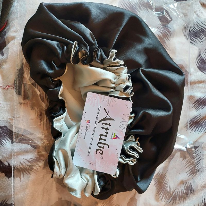 ATRUBE&#39;s Premium REVERSIBLE SATIN BONNET
