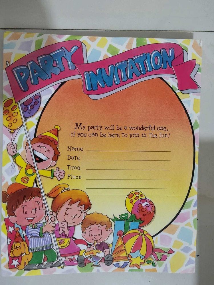 41 Party Invitation Cards
