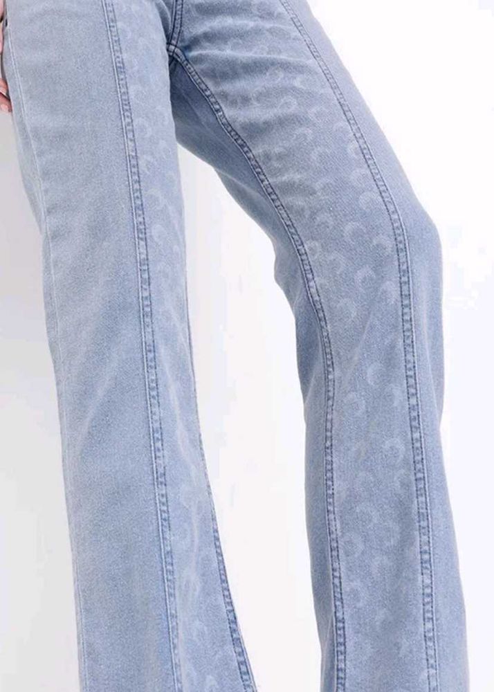 Printed Straight fit Jeans