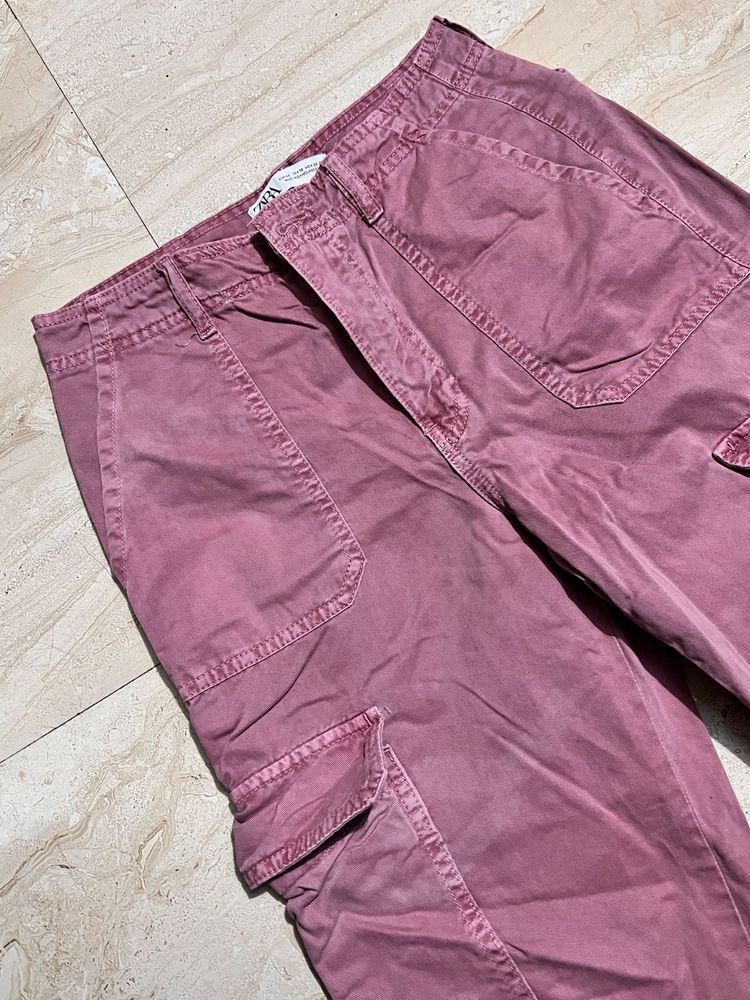 Zara Pink Cargo Pants