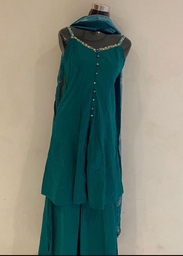 Global Desi Green Kurta Set Of 3