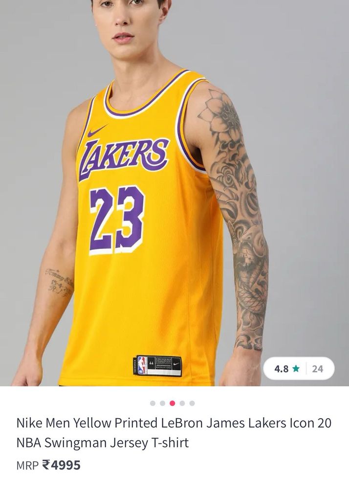 Nike LeBron Lakers Jersey