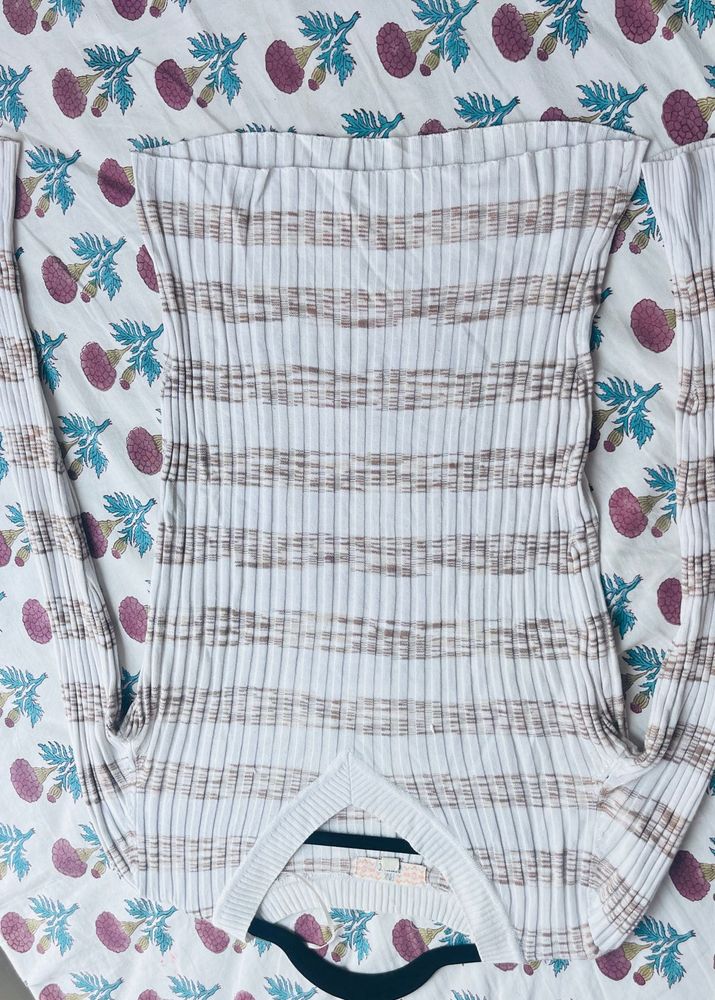 Striped Knit Top