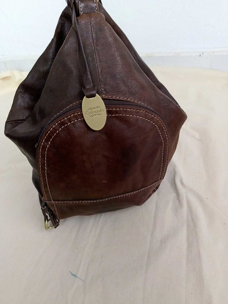 Leather Backpack
