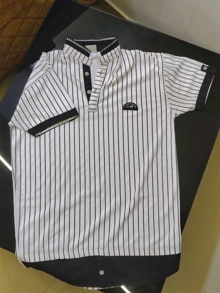 Striped Casual Men's Shirt