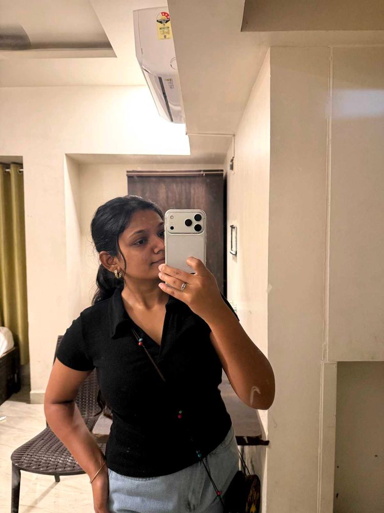 Classic Black Button-Up tshirt