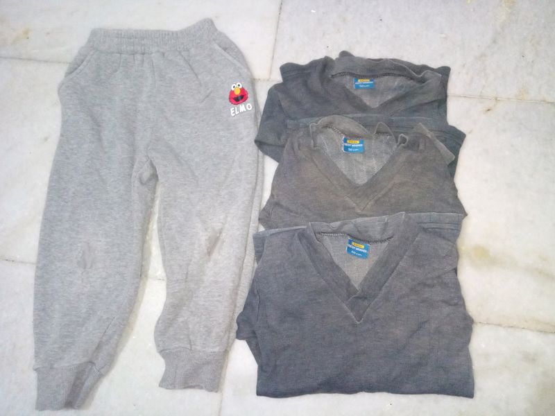 Combo Sets Body Warmer FOR 2/3 Year Old