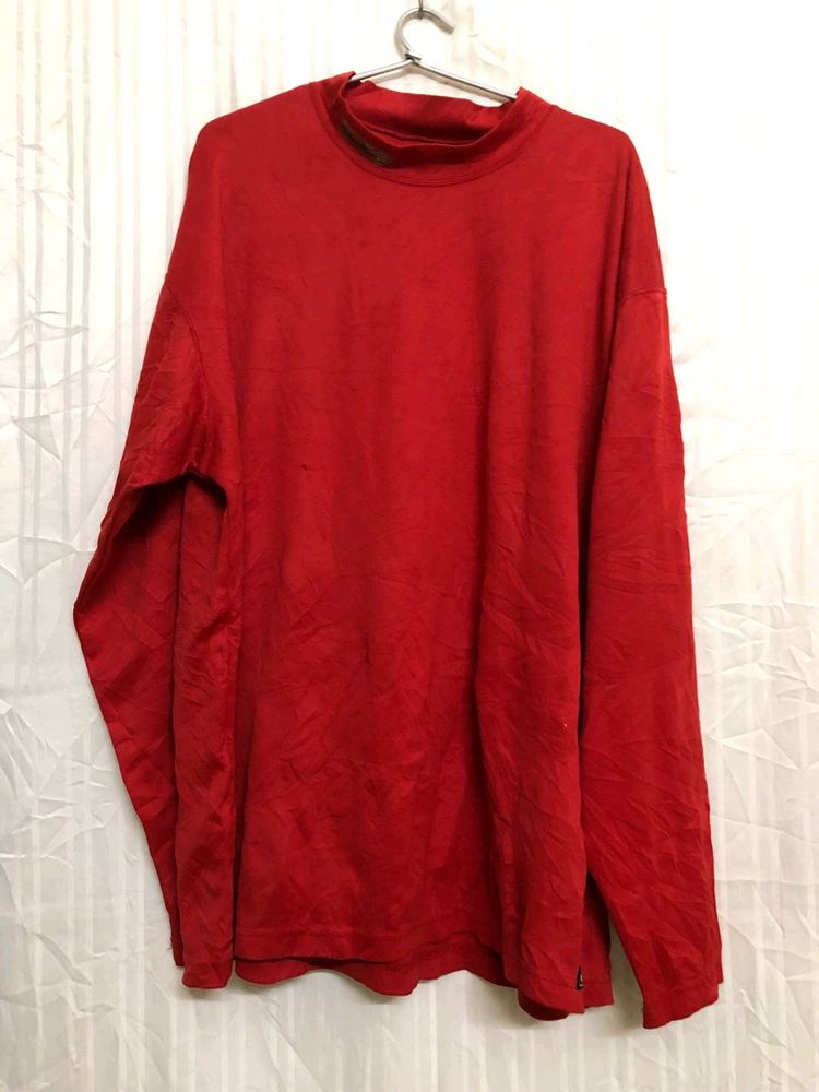 Red Long sleeve T Shirt