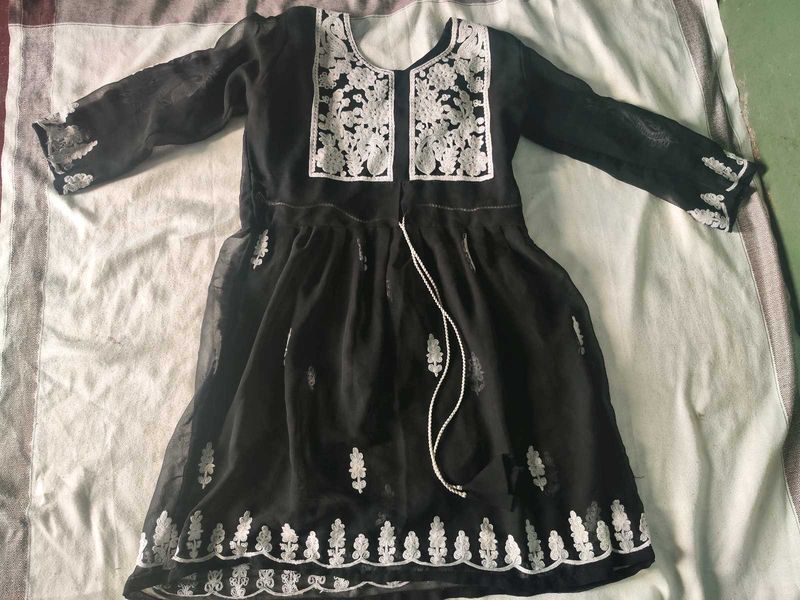 Elegant Black Kurta