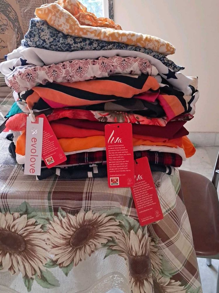 15 Shirts And Tops Pile For Women Size L -XL
