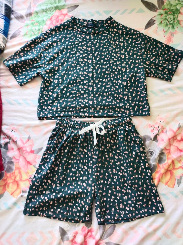 Floral Print Lounge Set