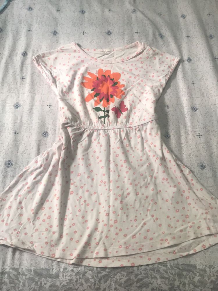 Cute Floral Girls Dress